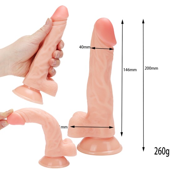 Farruz Jaydon 20 Cm Vantuzlu Realistik Dildo Penis Farruz Jaydon 20 Cm Vantuzlu Realistik Dildo Penis
