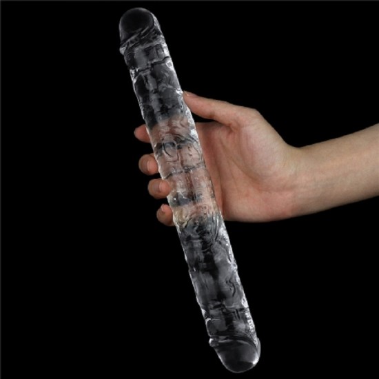 Farruz Yeni Nesil 30 Cm Ultra Soft Çift Taraflı Şeffaf Dildo Farruz Yeni Nesil 30 Cm Ultra Soft Çift Taraflı Şeffaf Dildo