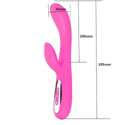 Aaron L Titreşim Noktalı G-Spot Meme ve Klitoral Vibratör