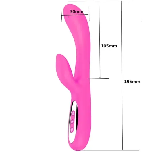 Aaron L Titreşim Noktalı G-Spot Meme ve Klitoral Vibratör Aaron L Titreşim Noktalı G-Spot Meme ve Klitoral Vibratör