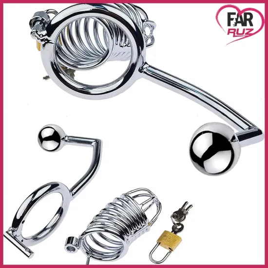 Anal Plug ve Erkek Bekaret Kafesi Anal Plug ve Erkek Bekaret Kafesi