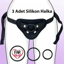 Ayarlı Dildo ve Vibratör Uyumlu Giyilebilir Kemer
