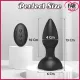 Black Dotted Titreşimli Kumandalı Anal Plug Black Dotted Titreşimli Kumandalı Anal Plug