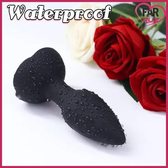 Black Dotted Titreşimli Kumandalı Anal Plug Black Dotted Titreşimli Kumandalı Anal Plug
