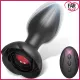 Black Dotted Titreşimli Kumandalı Anal Plug Black Dotted Titreşimli Kumandalı Anal Plug