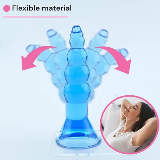 Boğumlu Vantuzlu 11 Cm Silikon Anal Tıkaç Boğumlu Vantuzlu 11 Cm Silikon Anal Tıkaç