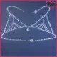 Cally Diamond Taşlı Çelik Sütyen Külot Takım Cally Diamond Taşlı Çelik Sütyen Külot Takım
