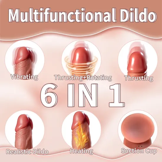 Çılgın Joe 22 Cm Isıtmalı Oynar Başlı Dildo Çılgın Joe 22 Cm Isıtmalı Oynar Başlı Dildo