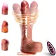 Çılgın Joe 22 Cm Isıtmalı Oynar Başlı Dildo Çılgın Joe 22 Cm Isıtmalı Oynar Başlı Dildo