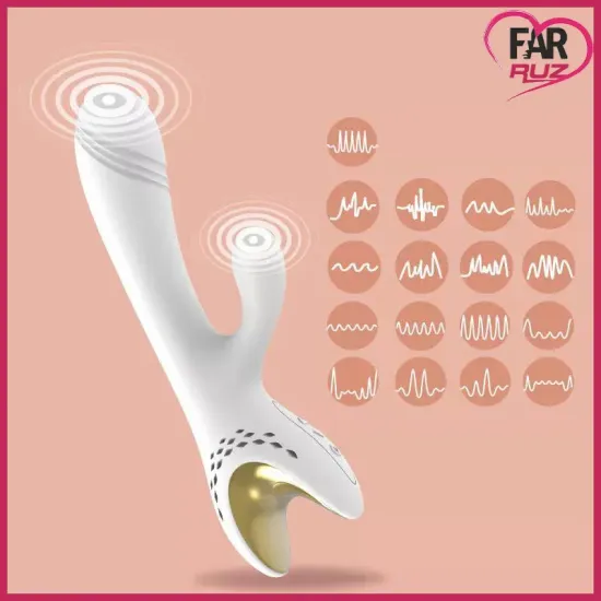 Dolce White 17 Fonksiyon Beyaz Soft Vibratör Dolce White 17 Fonksiyon Beyaz Soft Vibratör