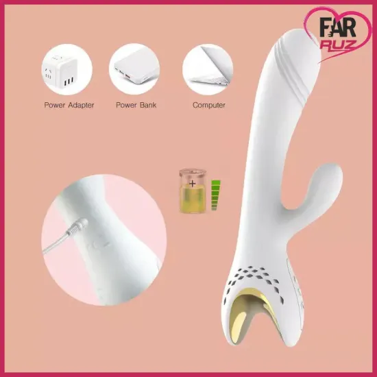 Dolce White 17 Fonksiyon Beyaz Soft Vibratör Dolce White 17 Fonksiyon Beyaz Soft Vibratör