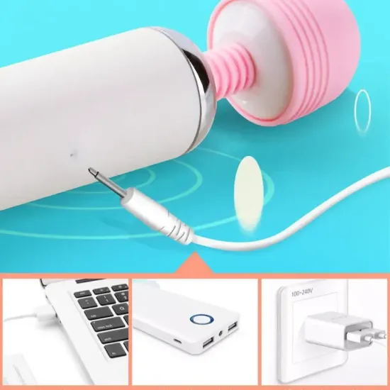 Emme ve Yalama Fonksiyonlu 3'ü 1 Arada Wand Vibratör Emme ve Yalama Fonksiyonlu 3'ü 1 Arada Wand Vibratör