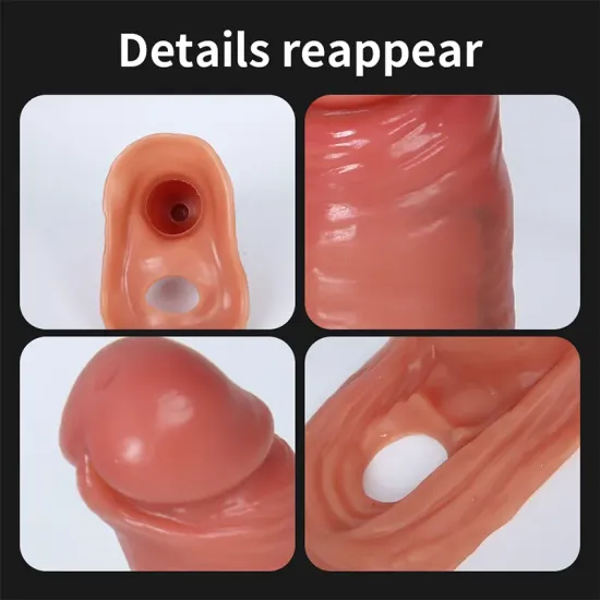 Farruz 15 Cm Çift Katmanlı Halkalı Anal Penis Kılıfı Farruz 15 Cm Çift Katmanlı Halkalı Anal Penis Kılıfı