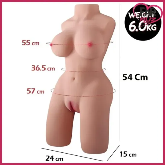 Farruz 54 Cm Yarım Vücut Gerçekçi Mastürbatör Farruz 54 Cm Yarım Vücut Gerçekçi Mastürbatör