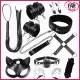 Farruz Black and Red Gold 10'lu BDSM Esaret Seti Farruz Black and Red Gold 10'lu BDSM Esaret Seti