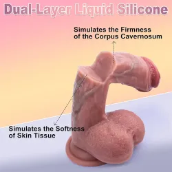 Farruz Hero Hareketli Isıtmalı Rotasyonlu Titreşimli Dildo