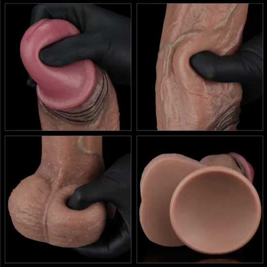Çift Katmanlı 28 Cm Ultra Gerçekçi Dev Dildo Çift Katmanlı 28 Cm Ultra Gerçekçi Dev Dildo