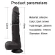 Farruz Long Dark Hareketli Isıtmalı Rotasyonlu Titreşimli Dildo Farruz Long Dark Hareketli Isıtmalı Rotasyonlu Titreşimli Dildo