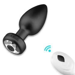 Farruz Elips Uzaktan Kumandalı Anal Plug Vibratör