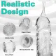 Farruz Flawless Clear 17 Cm Şeffaf Gerçekçi Dildo