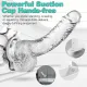 Farruz Flawless Clear 17 Cm Şeffaf Gerçekçi Dildo