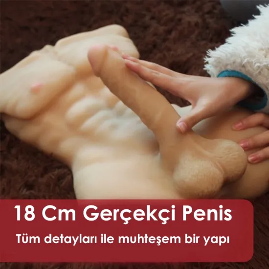 Casanova 18 Cm Penisli Gerçekçi Erkek Vücut Casanova 18 Cm Penisli Gerçekçi Erkek Vücut
