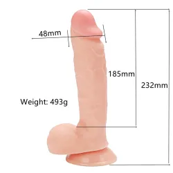 Farruz Jason 23 Cm Gerçekçi Maksimum Dildo