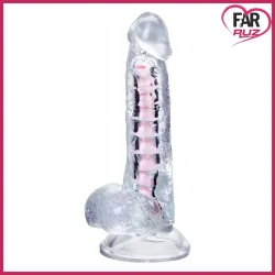 Farruz Rainbow 20 Cm Kıkırdaklı Jel Dildo