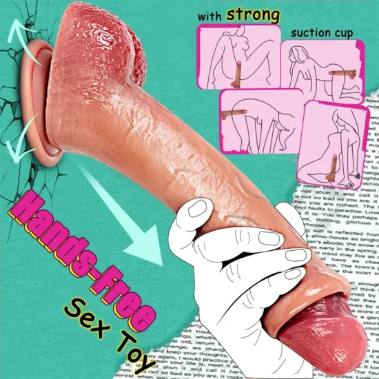 Farruz Satisfaction Kenja Çift Katmanlı Ultra Gerçekçi Dildo