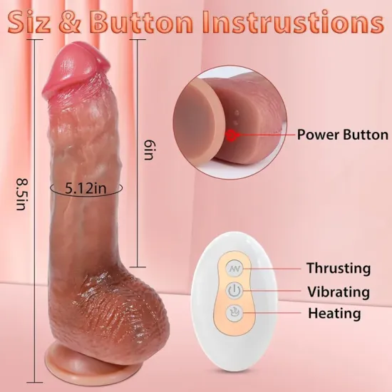 Farruz Shark Hareketli Isıtmalı Rotasyonlu Titreşimli Dildo Farruz Shark Hareketli Isıtmalı Rotasyonlu Titreşimli Dildo