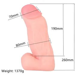Farruz Skewed Ultra Bold 26 Cm Gerçekçi Dildo