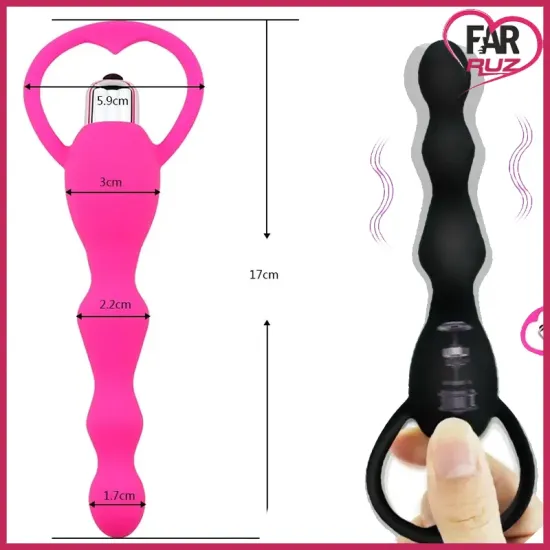 Farruz Smooth Boncuk Butt Plug Anal Vibratör Farruz Smooth Boncuk Butt Plug Anal Vibratör