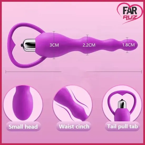 Farruz Smooth Boncuk Butt Plug Anal Vibratör Farruz Smooth Boncuk Butt Plug Anal Vibratör