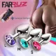Farruz Taşlı Orta Boy Anal Plug Farruz Taşlı Orta Boy Anal Plug