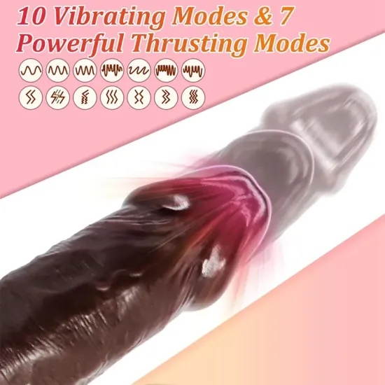 Farruz Tongued Dark Hareketli Isıtmalı Rotasyonlu Titreşimli Dildo Farruz Tongued Dark Hareketli Isıtmalı Rotasyonlu Titreşimli Dildo