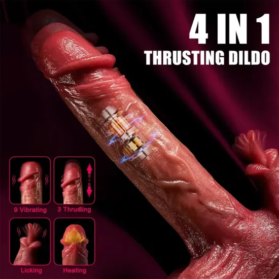 Farruz Tongued Hareketli Isıtmalı Rotasyonlu Titreşimli Dildo Farruz Tongued Hareketli Isıtmalı Rotasyonlu Titreşimli Dildo