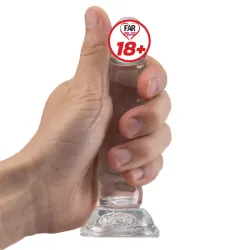 Farruz Transparent Small Crystal Gerçekçi Dildo