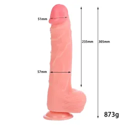 Farruz Ultra Long Power 31 Cm Gerçekçi Dildo