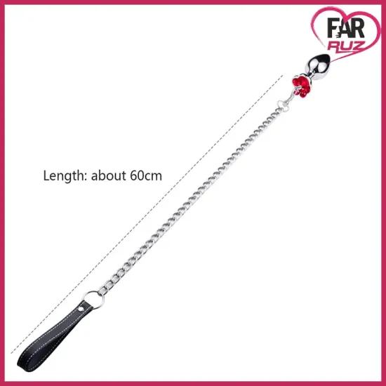 Farruz Zincirli Tasma Anal Plug