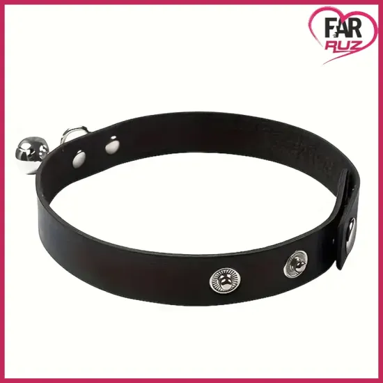 Gotik Punk Tarz Ayarlanabilir Zilli Choker Gotik Punk Tarz Ayarlanabilir Zilli Choker