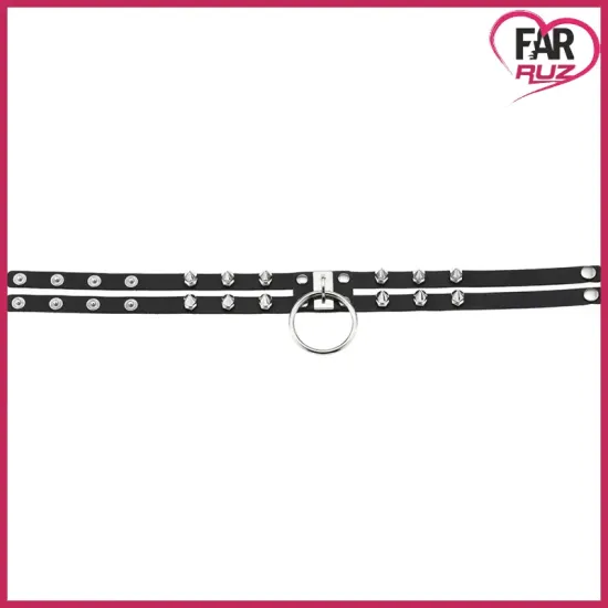 Gotik Punk Tarz Çivili Kolye Choker Gotik Punk Tarz Çivili Kolye Choker