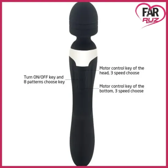 Hot Flamingo Çift Taraflı Çift Titreşimli Lüx Vibratör Hot Flamingo Çift Taraflı Çift Titreşimli Lüx Vibratör