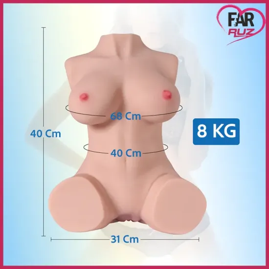 Jessie Emişli Titreşimli Yarım Vücut Masturbator Jessie Emişli Titreşimli Yarım Vücut Masturbator