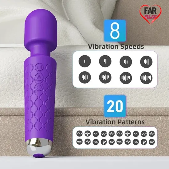 JoyFa 20 Fonksiyonlu Wand Değnek Vibratör JoyFa 20 Fonksiyonlu Wand Değnek Vibratör