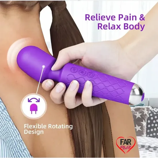 JoyFa 20 Fonksiyonlu Wand Değnek Vibratör JoyFa 20 Fonksiyonlu Wand Değnek Vibratör