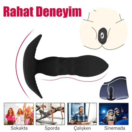 Kalix İleri Geri Hareketli Prostat ve Anal Unisex Vibratör Kalix İleri Geri Hareketli Prostat ve Anal Unisex Vibratör