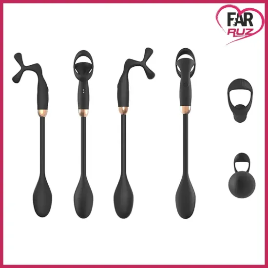 Kumandalı Çift Motor Anal Plug ve Penis Halkası Kumandalı Çift Motor Anal Plug ve Penis Halkası