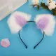 Kuyruklu Anal Plug Sevimli Kedi Kulak Cosplay Kuyruklu Anal Plug Sevimli Kedi Kulak Cosplay