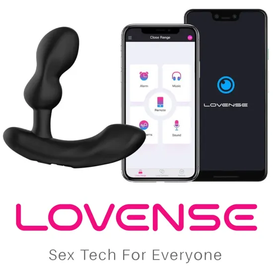 Lovense EDGE 2 Telefon Kontrollü Prostat Vibratörü Lovense EDGE 2 Telefon Kontrollü Prostat Vibratörü