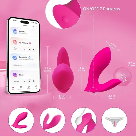 Lovense Flexer Esnek Telefon Kontrollü Vibratör Lovense Flexer Esnek Telefon Kontrollü Vibratör